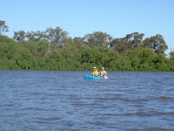 Zdjęcie z Australii - Plyniemy po Murray River