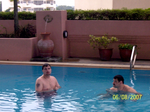 Zdjęcie z Malezji - W hotelowym basenie