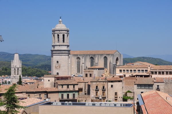 Zdjęcie z Hiszpanii - Girona - panorama z murów