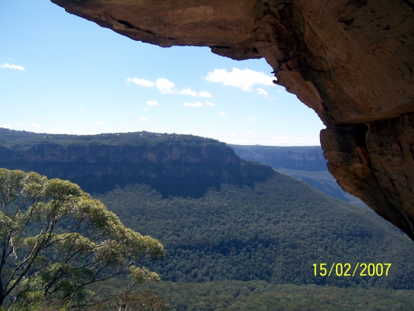 Zdjęcie z Australii - Blue Mountains widziane..