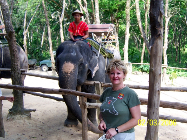 Zdjęcie z Tajlandii - Zdjecie ze sloniem...