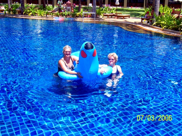 Zdjęcie z Tajlandii - W jednym z basenow ...