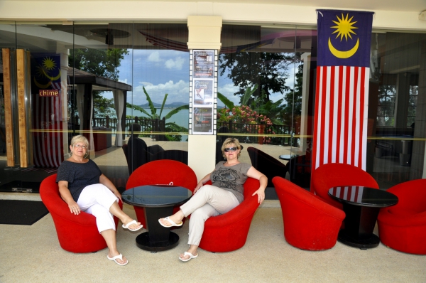 Zdjęcie z Malezji - Przed hotelowym barem