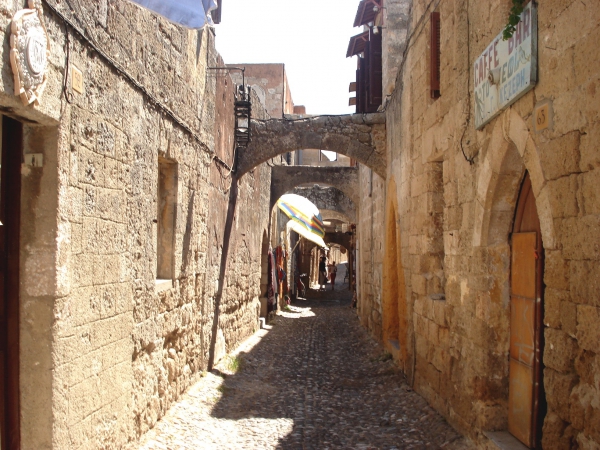 Zdjęcie z Grecji - Stare miasto w Rodos.