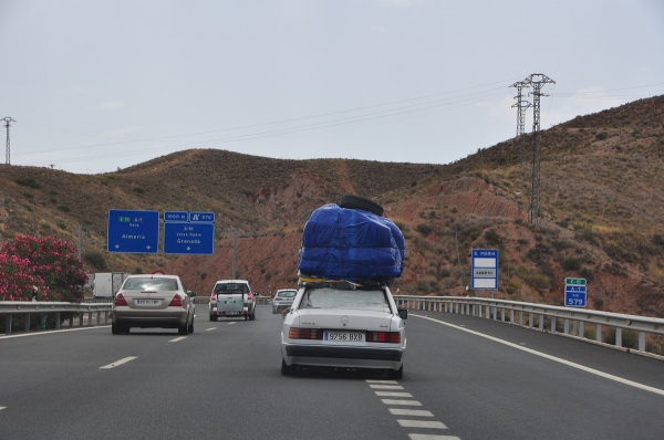 Zdjęcie z Hiszpanii - w drodze do Almerii