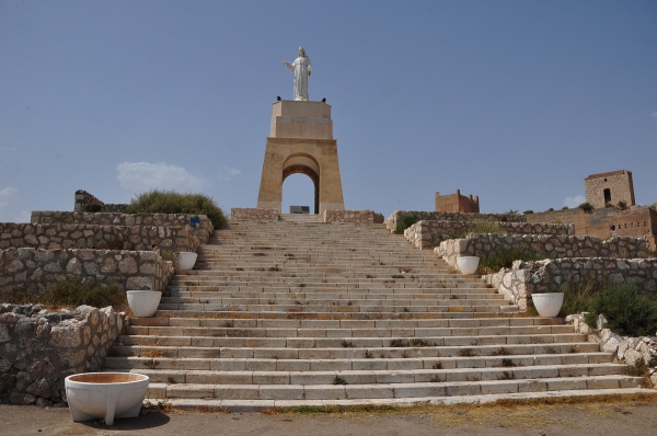 Zdjęcie z Hiszpanii - Alcazaba- posąg Chrystusa