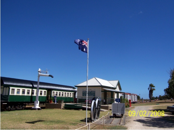 Zdjęcie z Australii - Stacja- muzeum w Milang