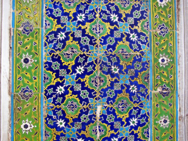 Zdjęcie z Turcji - Pałacowe mozaiki.