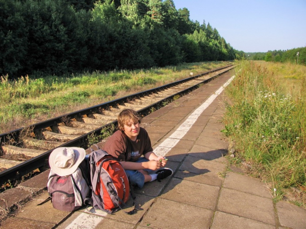 Zdjęcie z Polski - W oczekiwaniu na pociąg.
