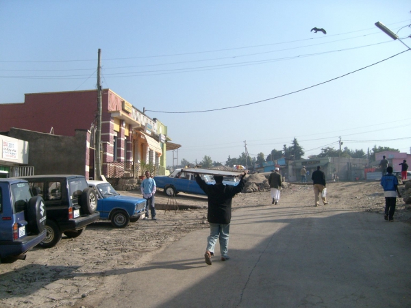 Zdjęcie z Etiopii - Stołeczna ulica.