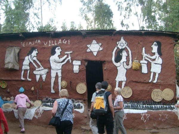 Zdjęcie z Etiopii - W wiosce Felaszy