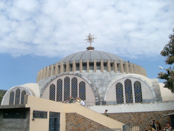 Zdjęcie z Etiopii - Katedra NMP w Aksum