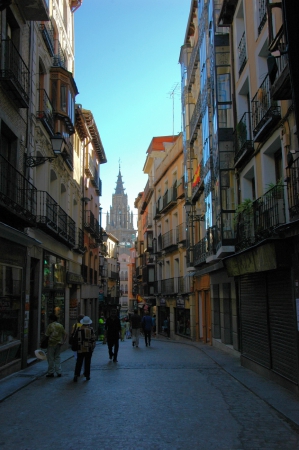 Zdjęcie z Hiszpanii - uliczka w Toledo