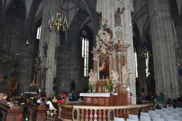 Zdjęcie z Austrii - wnętrze katedry 