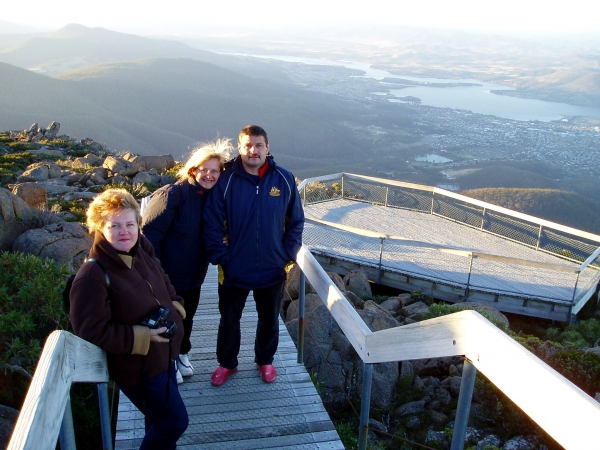 Zdjęcie z Australii - Na szczycie Mt Wellington