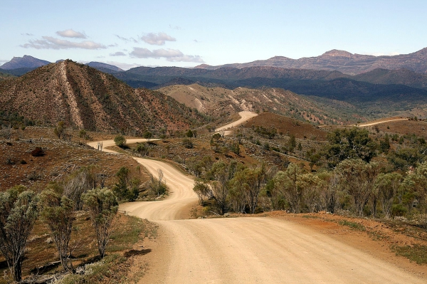 Zdjęcie z Australii - Droga przez Gory Flinders