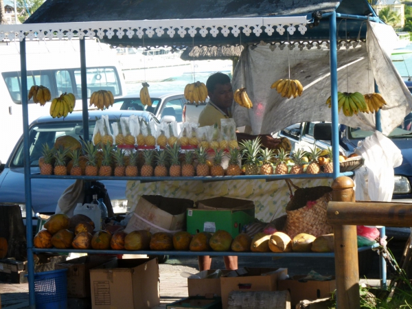 Zdjęcie z Mauritiusa - Uliczni sprzedawcy.