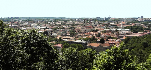 Zdjęcie z Litwy - panorama Wilna