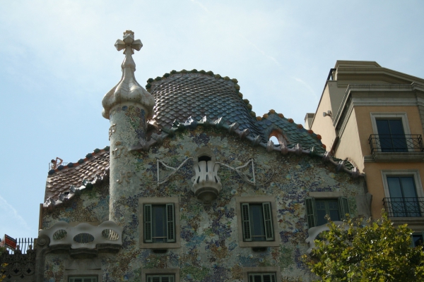 Zdjęcie z Hiszpanii - Casa Batlló (A.Gaudi)