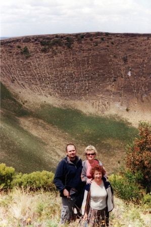 Zdjęcie z Australii - Za nami krater wulkanu