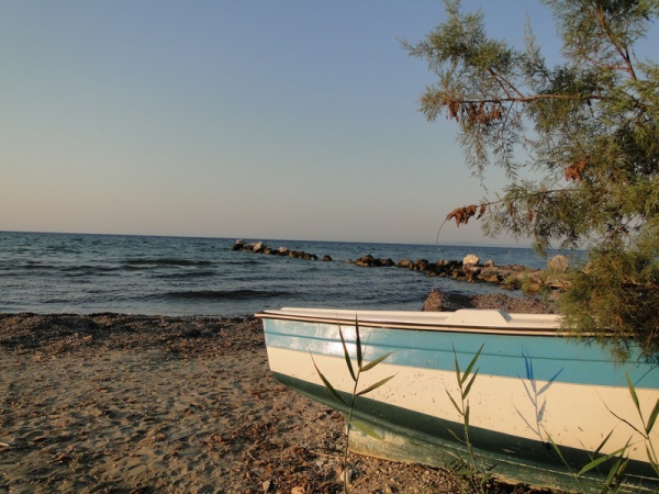 Zdjęcie z Grecji - Wieczór nad morzem.