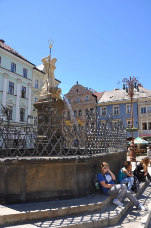 Zdjęcie z Czech - Neptun na rynku w Libercu