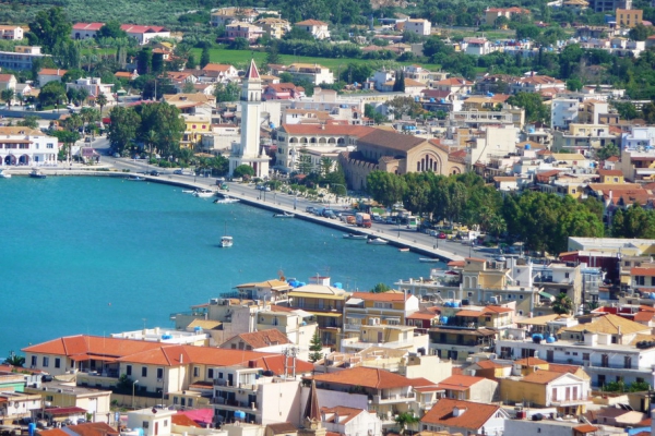 Zdjęcie z Grecji - panorama Zante-Town