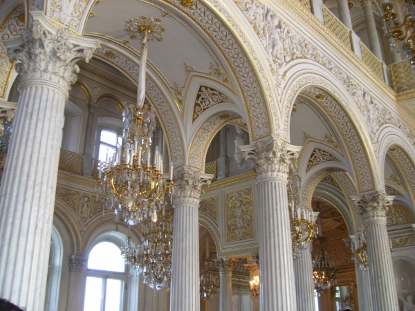 Zdjęcie z Rosji - Pałac Zimowy -  wnętrze