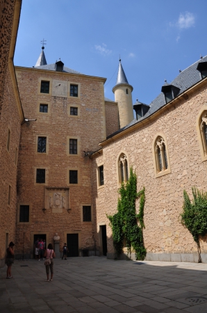 Zdjęcie z Hiszpanii - dziedziniec zamku