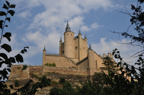 Zdjęcie z Hiszpanii - zamek widziany z głównej 