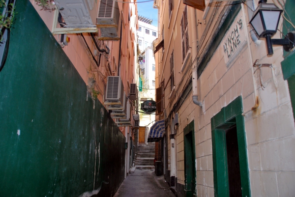 Zdjęcie z Giblartaru - Gibraltarska uliczka
