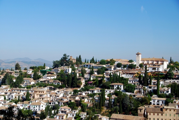 Zdjęcie z Hiszpanii - Widok na Albaicin