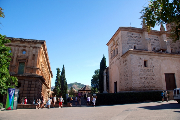 Zdjęcie z Hiszpanii - Wejscie do Alhambry