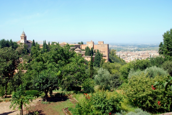 Zdjęcie z Hiszpanii - Alhambra widziana