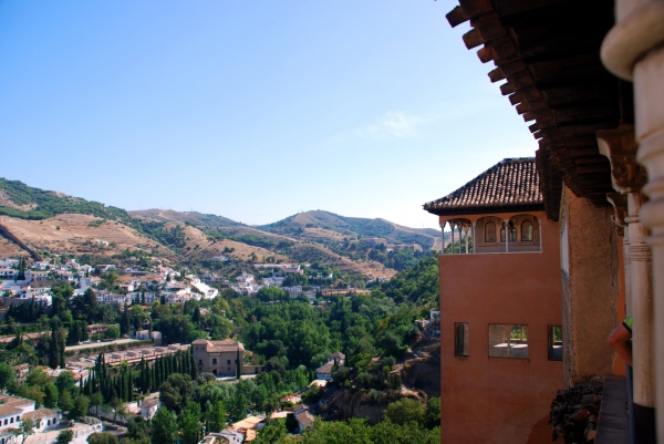 Zdjęcie z Hiszpanii - Widok z Alhambry