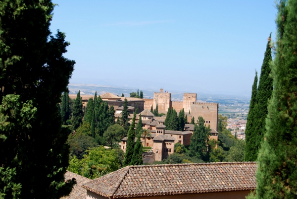 Zdjęcie z Hiszpanii - Widok na Alhambre
