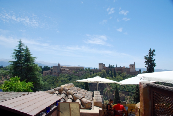 Zdjęcie z Hiszpanii - Widok na Alhambre