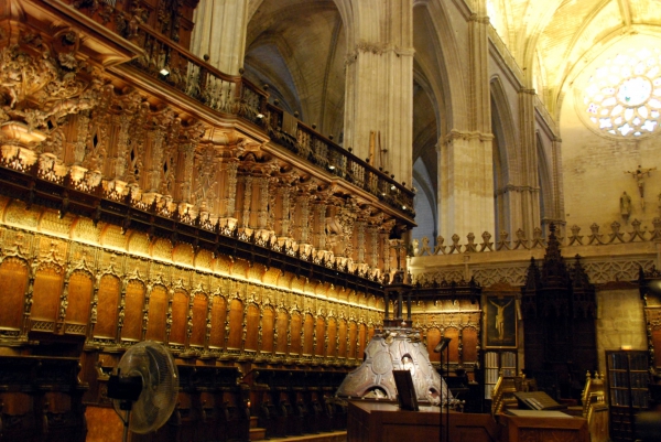 Zdjęcie z Hiszpanii - Chór Sewilskiej Katedry