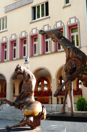 Zdjęcie z Lichtensteinu - Ratusz w Vaduz