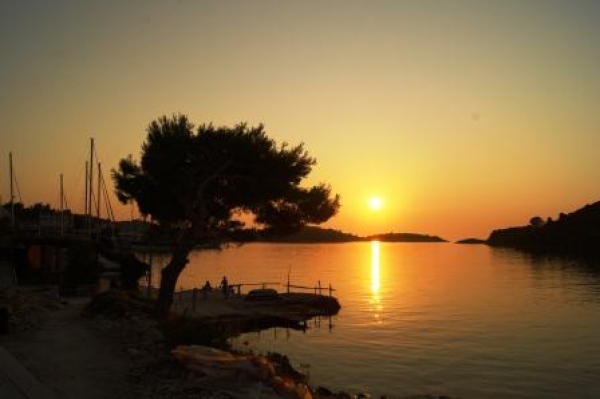Zdjęcie z Chorwacji - Zachód słońca nad Mljet