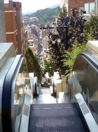 Zdjęcie z Hiszpanii - zbawienne ruchome schody