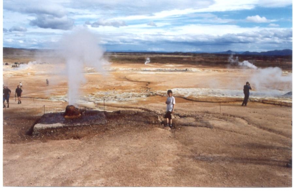 Zdjęcie z Islandii - Pole geotermalne