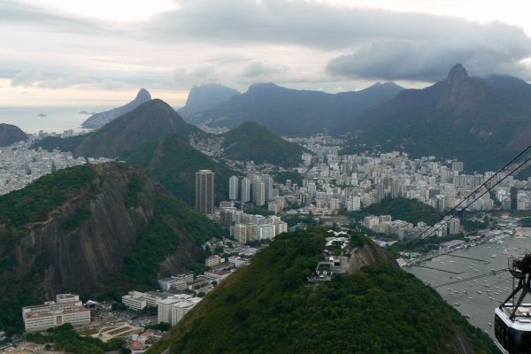 Zdjęcie z Brazylii - Panorama -z Głowy Cukru