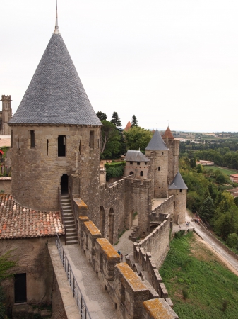 Zdjęcie z Francji - widok na mury