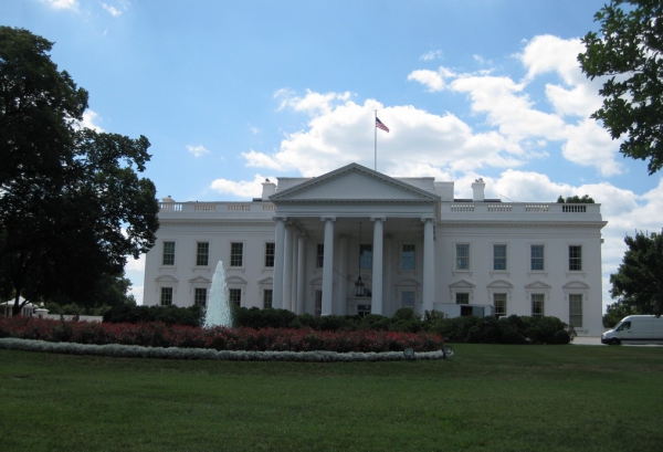 Zdjęcie ze Stanów Zjednoczonych - Biały Dom z bliska