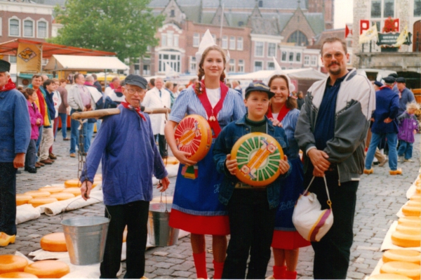 Zdjęcie z Holandii - Z serami gouda w Goudzie