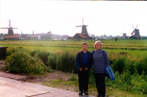 Zdjęcie z Holandii - Wiatraki pod Zaandam