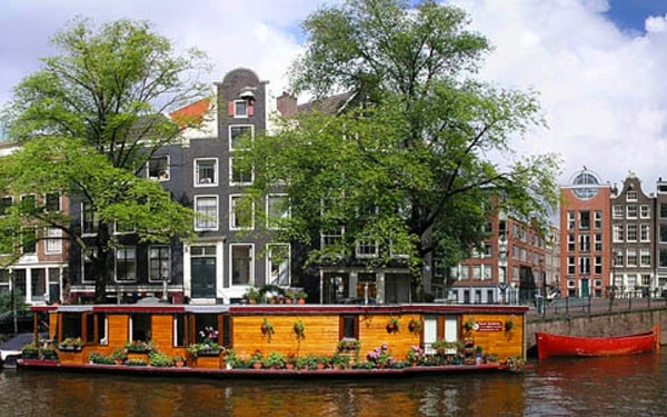Zdjęcie z Holandii - Barka mieszkalna