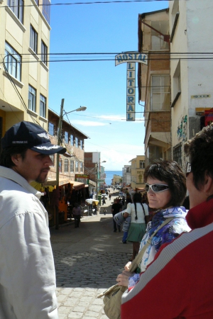 Zdjęcie z Boliwii - uliczka w Copacabanie