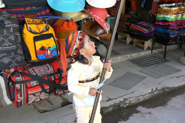 Zdjęcie z Boliwii - mała pomocnica